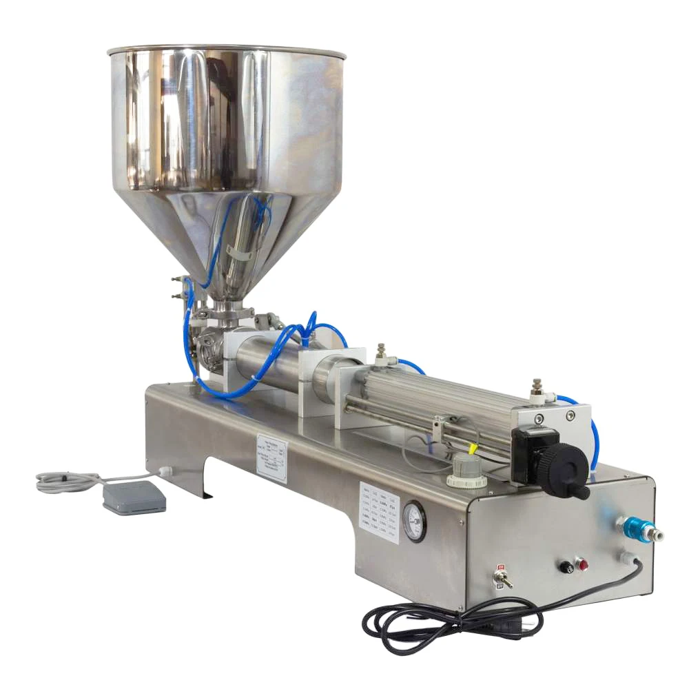 

100-1000ml Semi-Automatic Liquid/Paste Filling Machine Mayonnaise, Oil, Paste Filling Machine SS304 Food Grade can be Customized