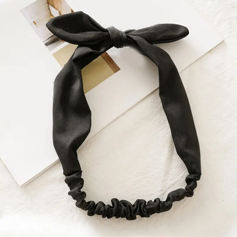 Повязка на голову с ушками кролика эластичные ленты повязка для волос аксессуары