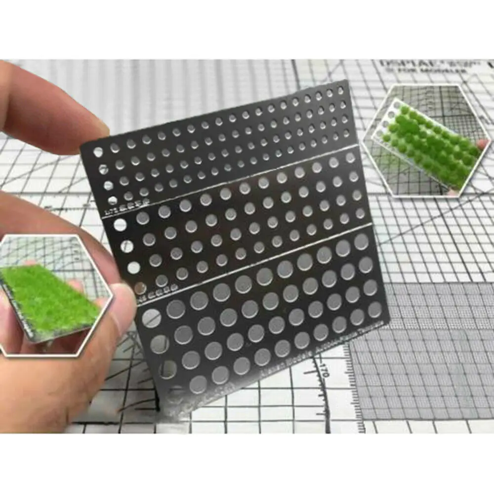 DIY статический посадка травы доска шаблонная модель игрушки песок стол сцена