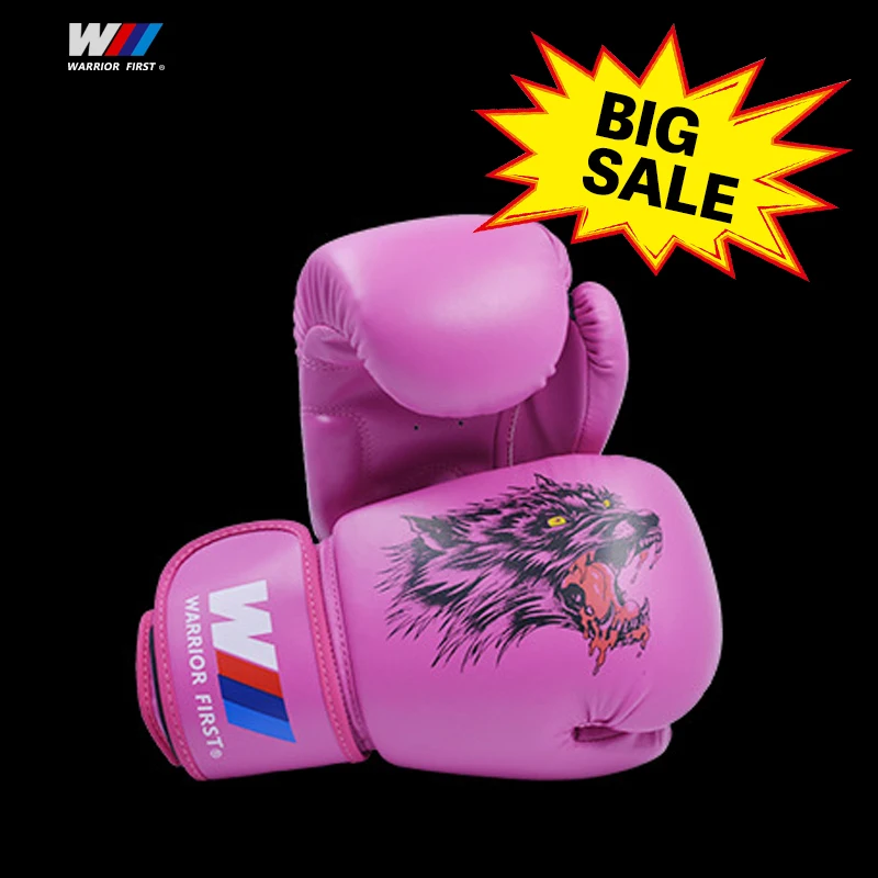 Недорогие боксерские перчатки Pro 60Z/8OZ/10OZ/120Z Муай Тай обучение дышащая ММА