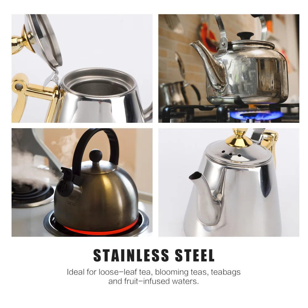

1.2L Stainless Steel Induction Cooker Tea Kettle Teakettle Teapot with Infuser
