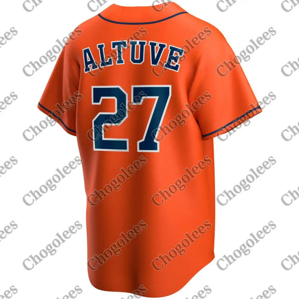

Baseball Jersey Jose Altuve Houston Alternate 2020 Player Jersey - Orange