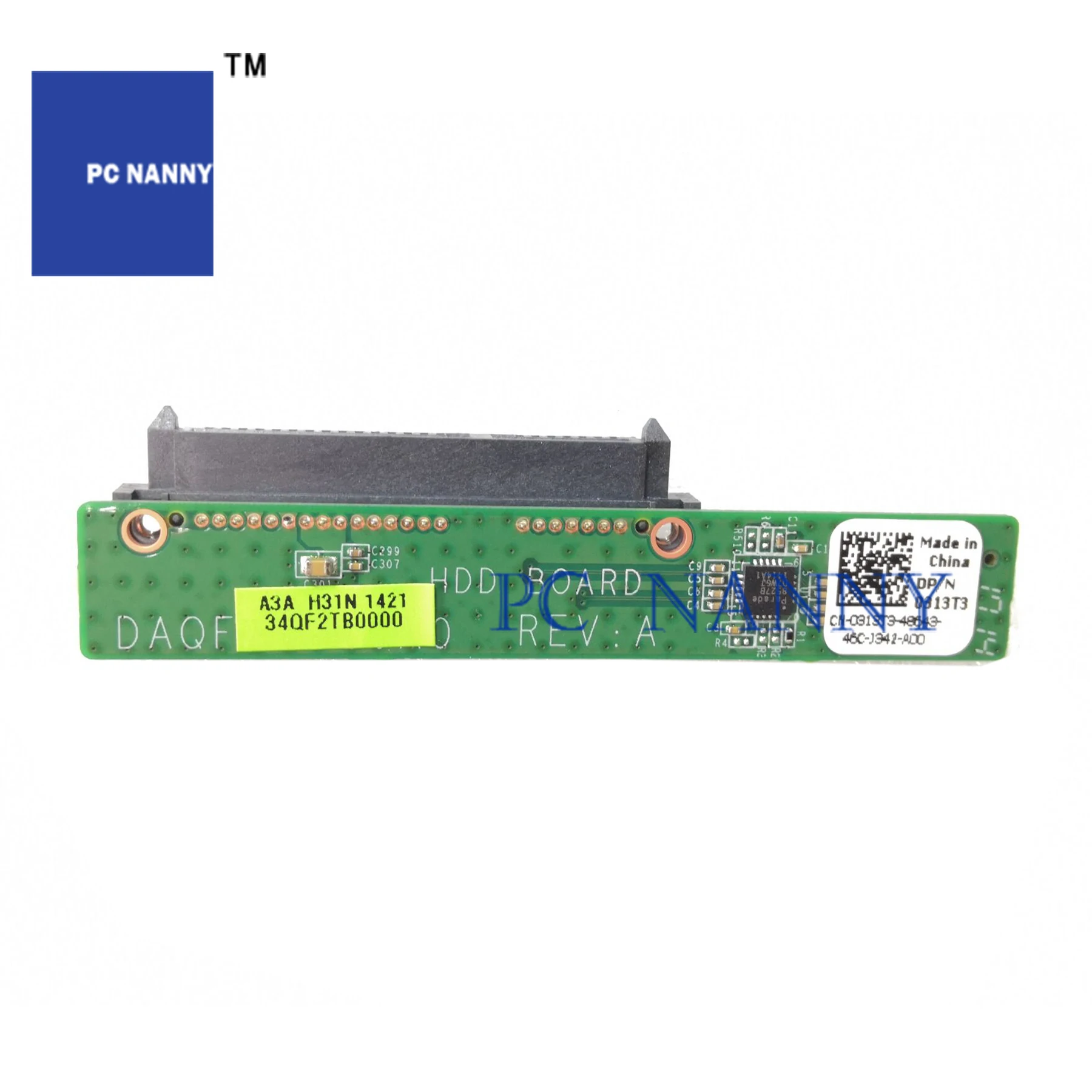 Плата PCNANNY для жесткого диска DELL 3043 DAQF2TB16A0 0313T 3 кабеля батареи 0H5YY5 проверка |