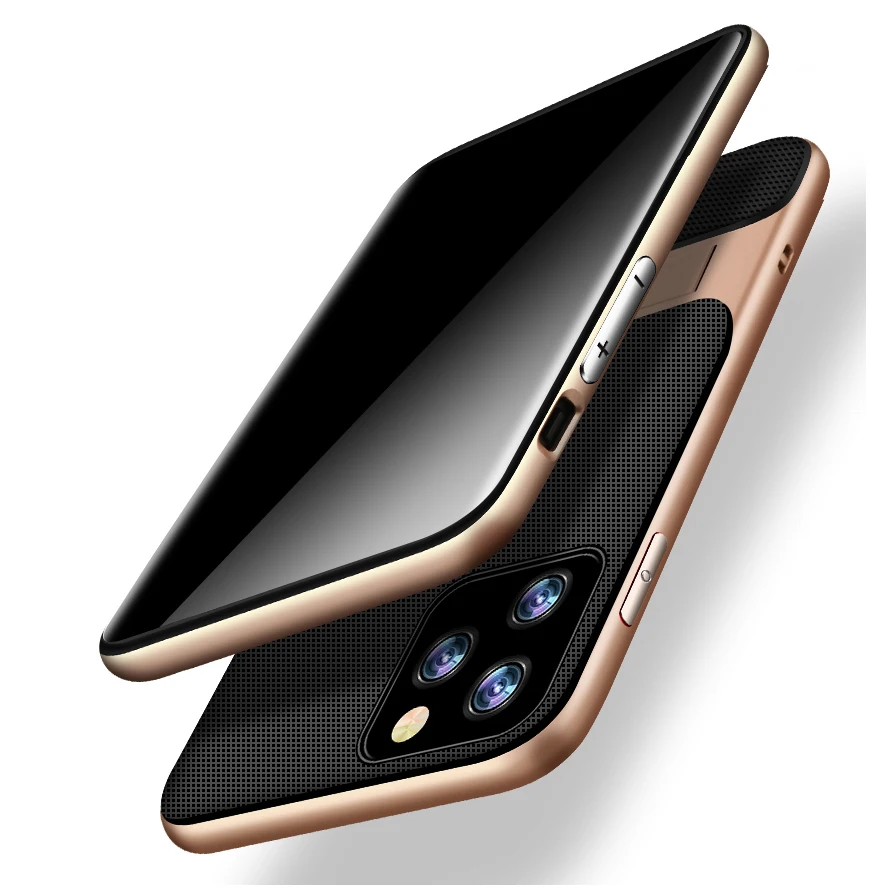 Для iPhone 11 Pro Max Чехлы ударопрочный чехол из смешанных материалов задняя крышка Подставка для Apple iPhone XR X Xs 6 6s s 7 8+ Plus Полный чехол для телефона
