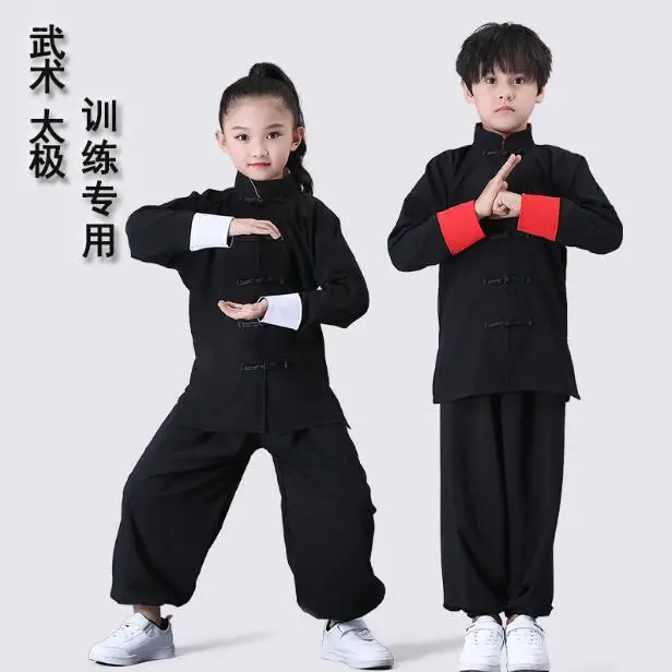 Новый костюм Wushu детская одежда в китайском традиционном стиле для выступлений