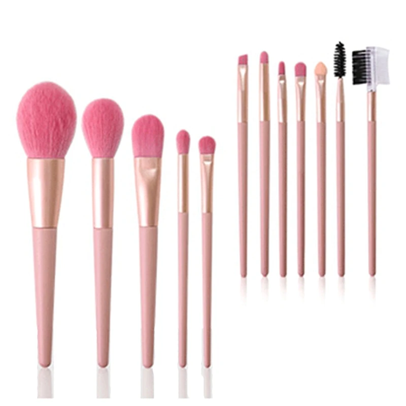 

Makeup Brushes Set 12Pcs Beauty Brush Powder Eyeshadow Eyeliner Eye Brow Blend Concealer Shading Make Up Brush