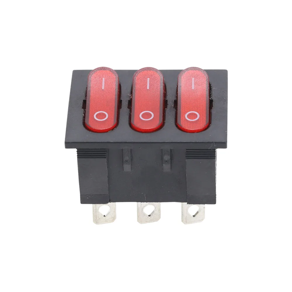 1 шт. 9 штифтов ВКЛ ВЫКЛ 2 положения рокер SPST для лодки светодиодная подсветка 15A/250