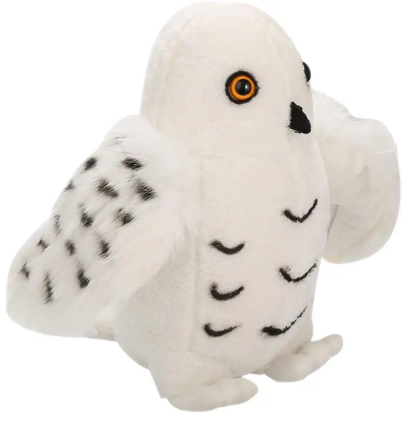 

Короткая плюшевая игрушка в форме совы, мультяшный стиль, свободная набивная кукла для детей