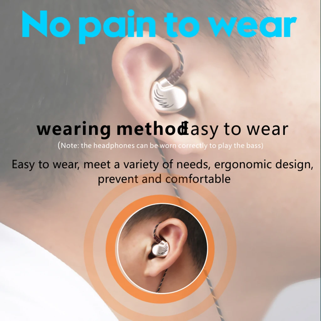 Наушники HiFi Экстра бас в ухо наушники для мобильных телефонов ПК компьютер Спорт