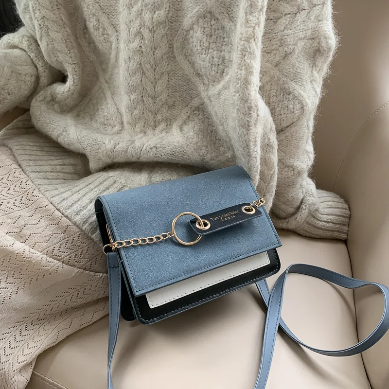 Новинка 2019 модная матовая сумка Корейская версия мессенджер через плечо в стиле