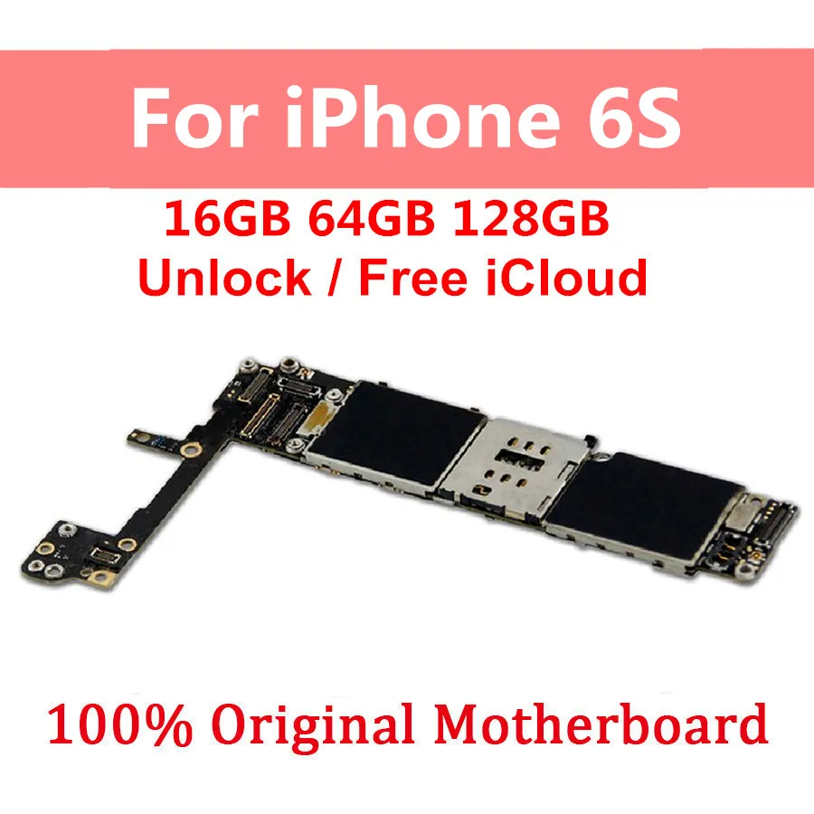 Заводская разблокированная материнская плата для iPhone 6S с/без Touch ID очистка iCloud