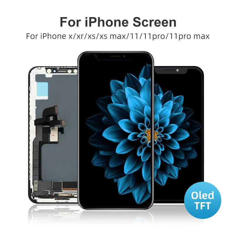 

AAA +++ OLED для iPhone X XS Max с 3D сенсорным дигитайзером Дисплей для iphone XR 11 экран дигитайзер замена в сборе с подарком