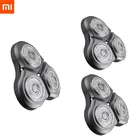 Оригинальные лезвия для электробритвы Xiaomi Mijia S500, S300, водонепроницаемые, с двойным лезвием, стальные лезвия