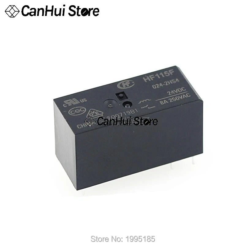 Реле HF JQX 115F-005-2HS4 115F-012-2HS4 115F-024-2HS4 5 В 12 24 1 шт. 2 комплекта нормально разомкнутых