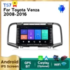1 + 16G Авторадио Android для Toyota Venza 2008-2016 мультимедийный видеоплеер навигация GPS стерео 2 Din поддержка BT Carplay без DVD