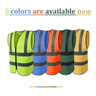 Безопасность светоотражающий жилет высокой видимости Hi Vis полосы Для мужчин Для женщин Для мужчин работает Велоспорт бегун агент по продаже Volunteer Guard Road строительство