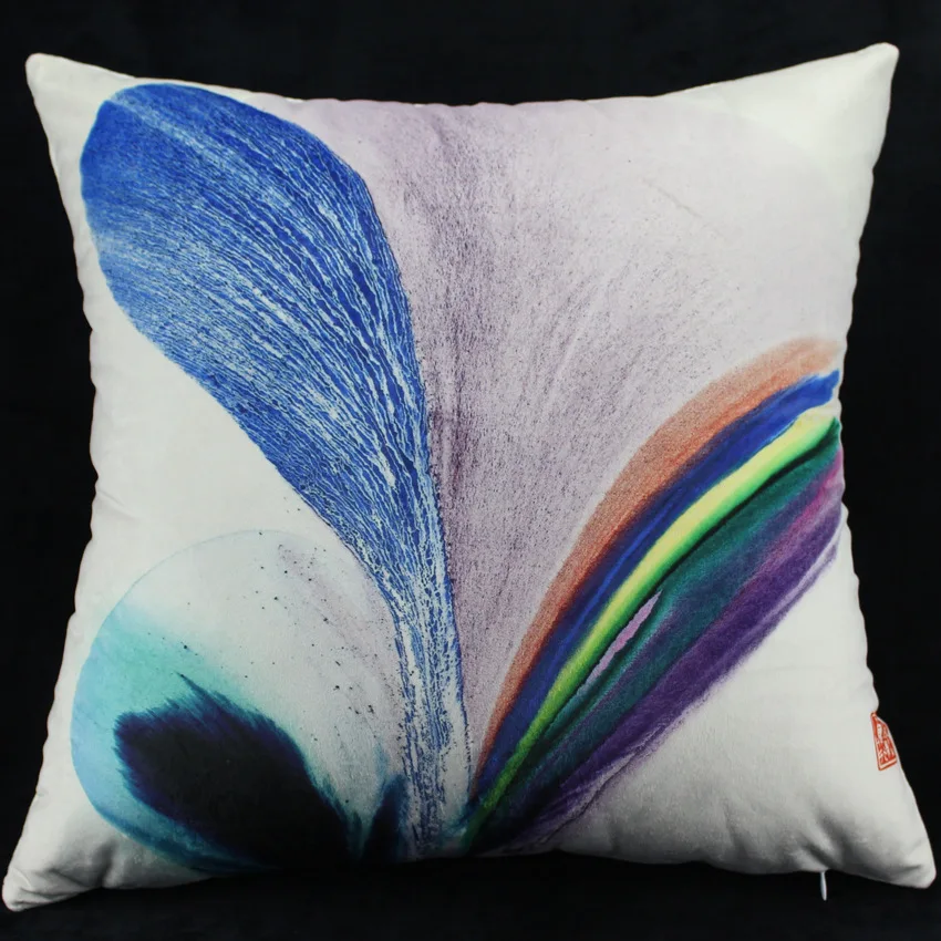 New Luxury Sofa Cushions Cover Plush Fabric Bolster Car Decorative Back Support Office Chair Seat 18*18in | Дом и сад