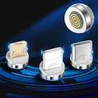 3A Магнитный быстрой зарядки USB-C штекер Type C Micro usb кабель для iPhone, Xiaomi, Huawei, мобильный телефон Магнитная Зарядка зарядное устройство защита от пыли