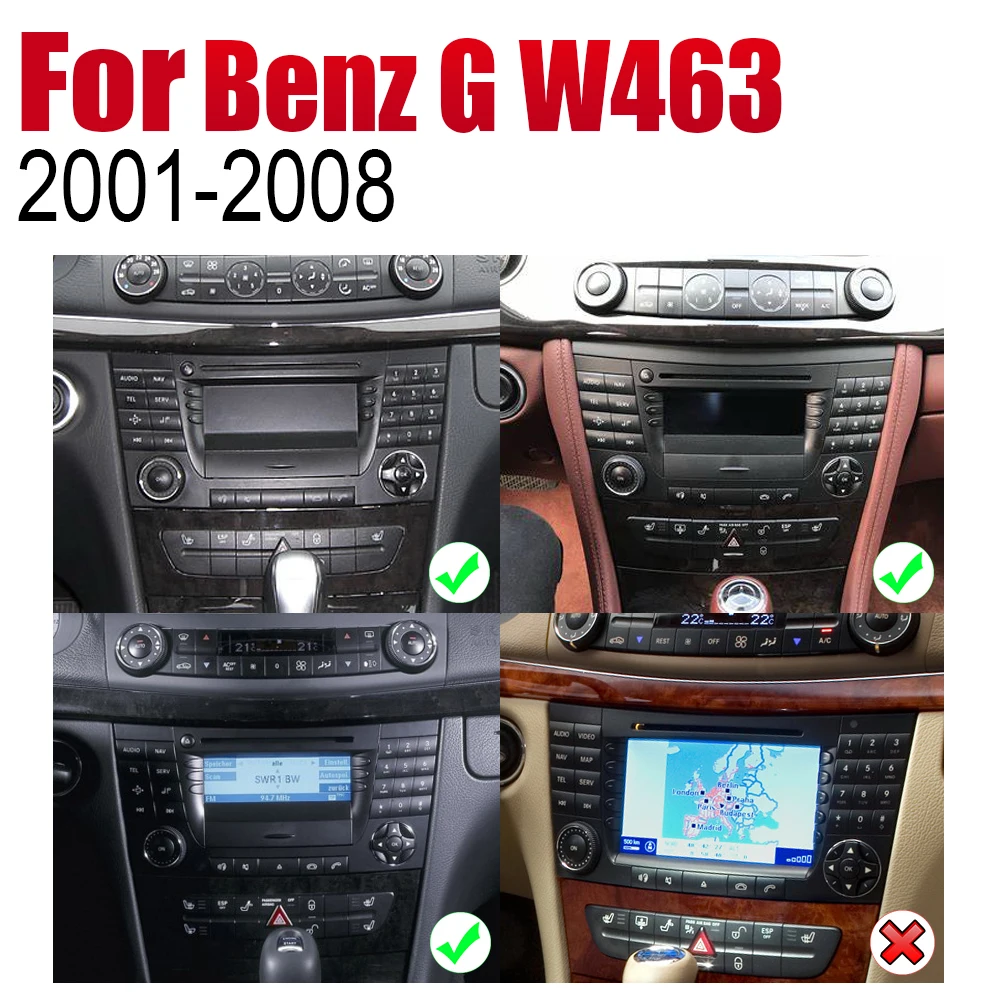 Автомобильный DVD плеер GPS навигация для Mercedes Benz G Class W463 2001 ~ 2008 NTG автомобильный Android