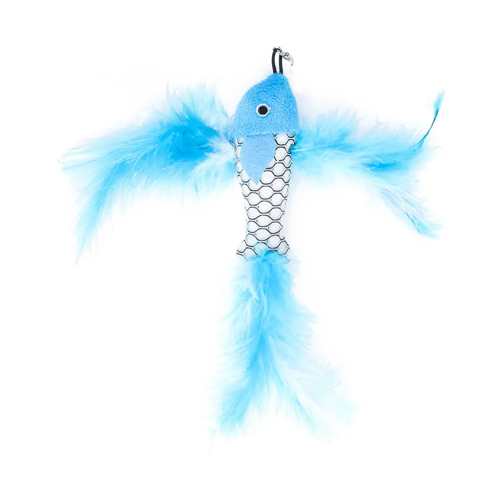 Игрушка для кошек 8 шт./компл. игрушка палочка котят Регулируемая удочка