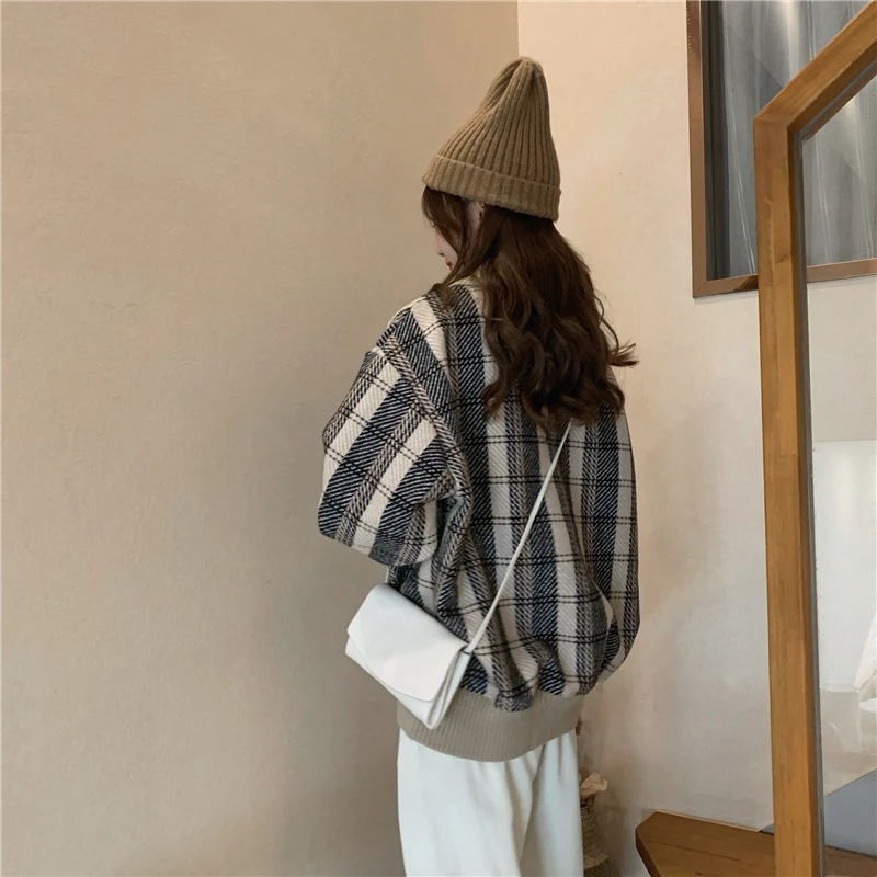 

New Female Sweater Women Winter Pullover Knitting Overszie Long Sleeve Girls Tops Loose Sweaters Knitted Outerwear Sexy