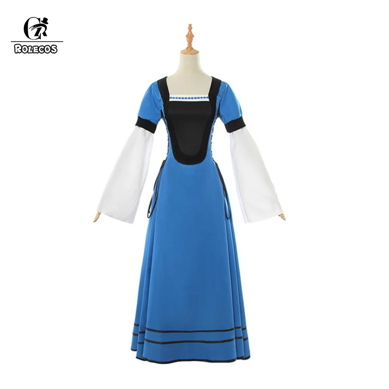 ROLECOS распродажа Женские платья Черный Белый Красный униформа косплей костюм в