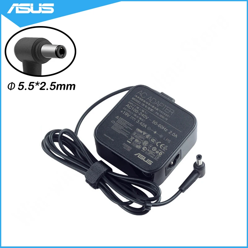 

Asus 19V 3.42A 65W 5.5*2.5mm AC Power Charger adapter For ASUS X551M X555L X555LA F555L X551MA X551CA X551C X550 X550C X550CA