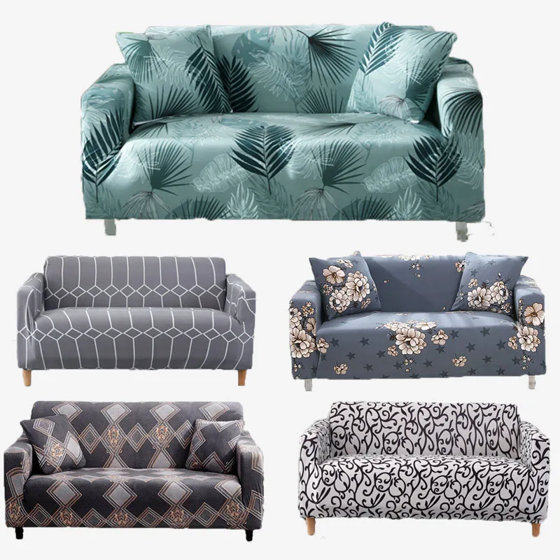 Чехол на диван для гостиной два трехугловых чехла диванов 1/2/3/4 Seater чехол