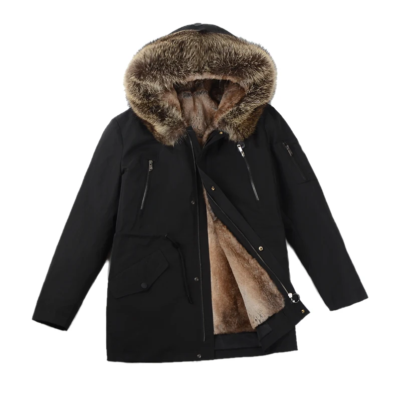 JKP Новинка мех один осень и зима Мужская одежда для предотвращения кролика