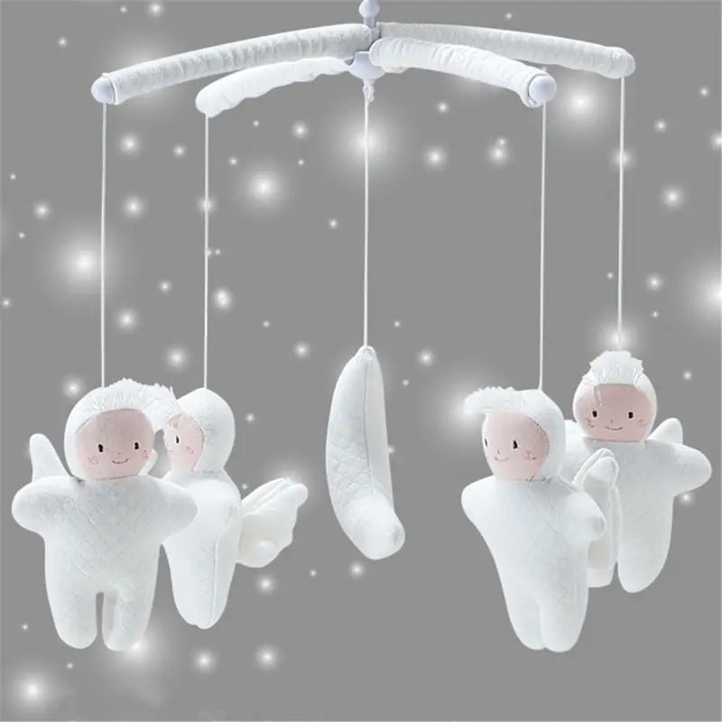 

Baby Crib Holder Rattles Baby Toys 0-12 Months Clockwork Music Box Bed Bell Toy D0JC