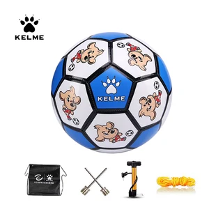 Детские футбольные мячи KELME, TPU размер 3, для занятий спортом на открытом воздухе, командные мячи для тренировок, мягкие сенсорные Мячи QU80013001