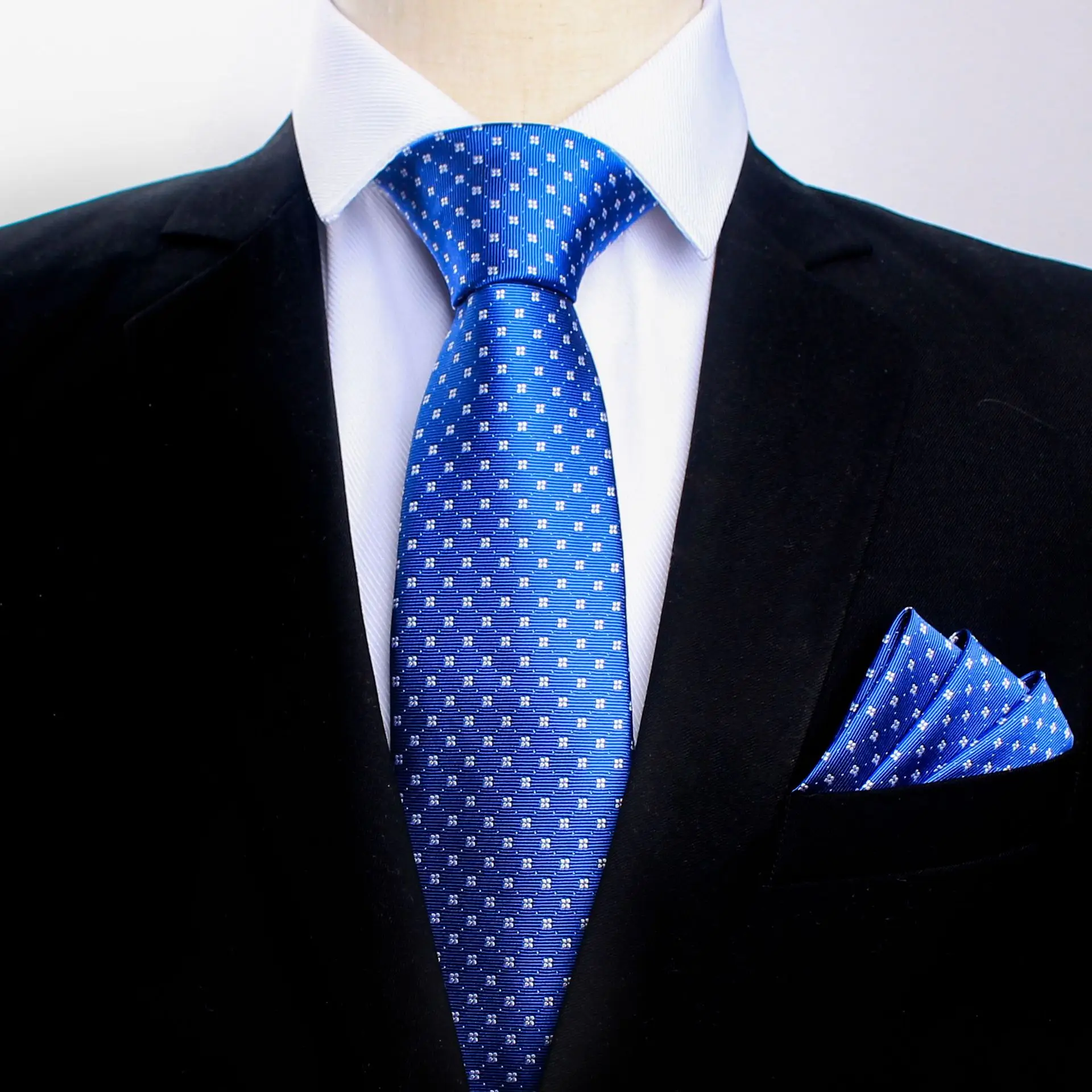 Linbaiway Классические мужские галстуки с пейсли цветами карманные полотенца 8 5 см