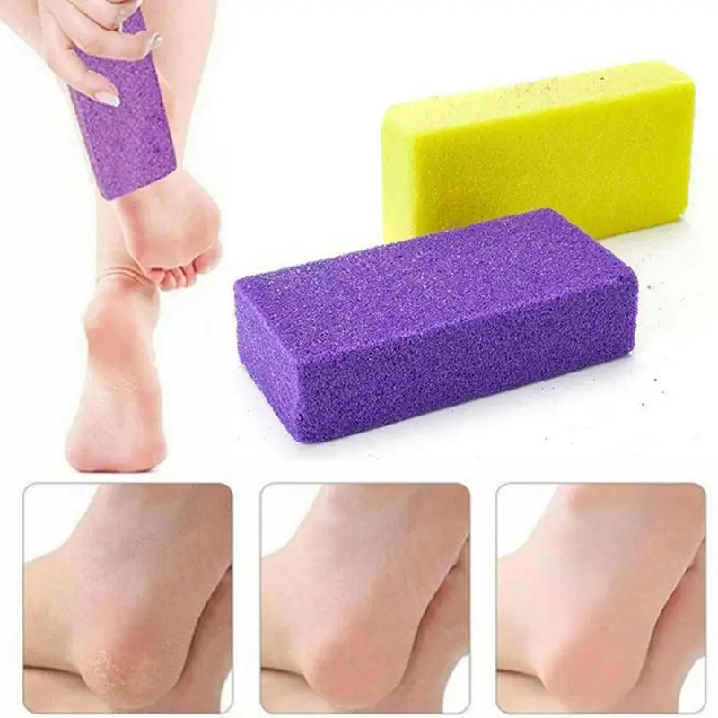 

1Pc Foot Pumice Stone Sponge Block Callus Remover Exfoliate Skin Hard Pedicure Feet Manicure Scrub Professional Hands Care W8Y3