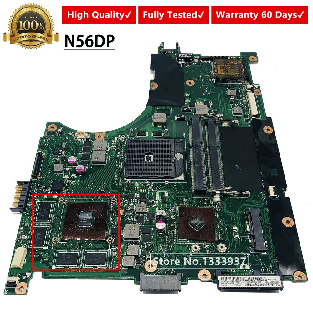 

N56DP Laptop motherboard For ASUS N56D N56DP N56DY R501DY N56DYA mainboard