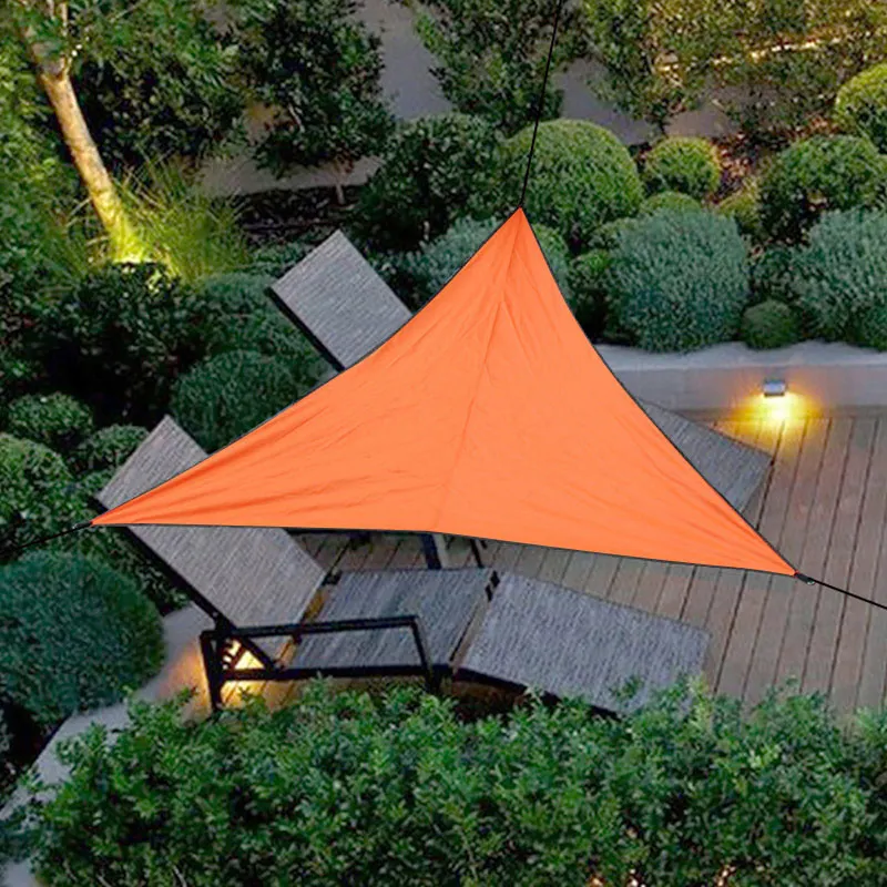 Уличный треугольный УФ-блок навес от солнца дождя для сада парка JS23 | Дом и сад