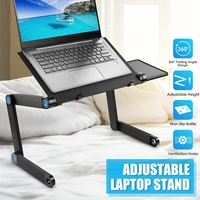 52 5x26 4x5cm aluminum laptop folding table computer desk stand for bed 360 degree rotation multifunctional portable table