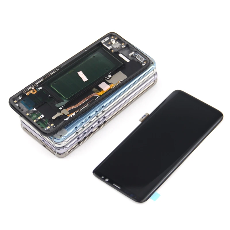 s8 lcd screen for samsung s8 g950 g950f lcd display touch screen digitizer assembly phone free global shipping