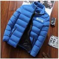 2021 new amg winter jacket mens fashion stand collar mens parka jacket mens solid thick jacket and coat mens winter coat