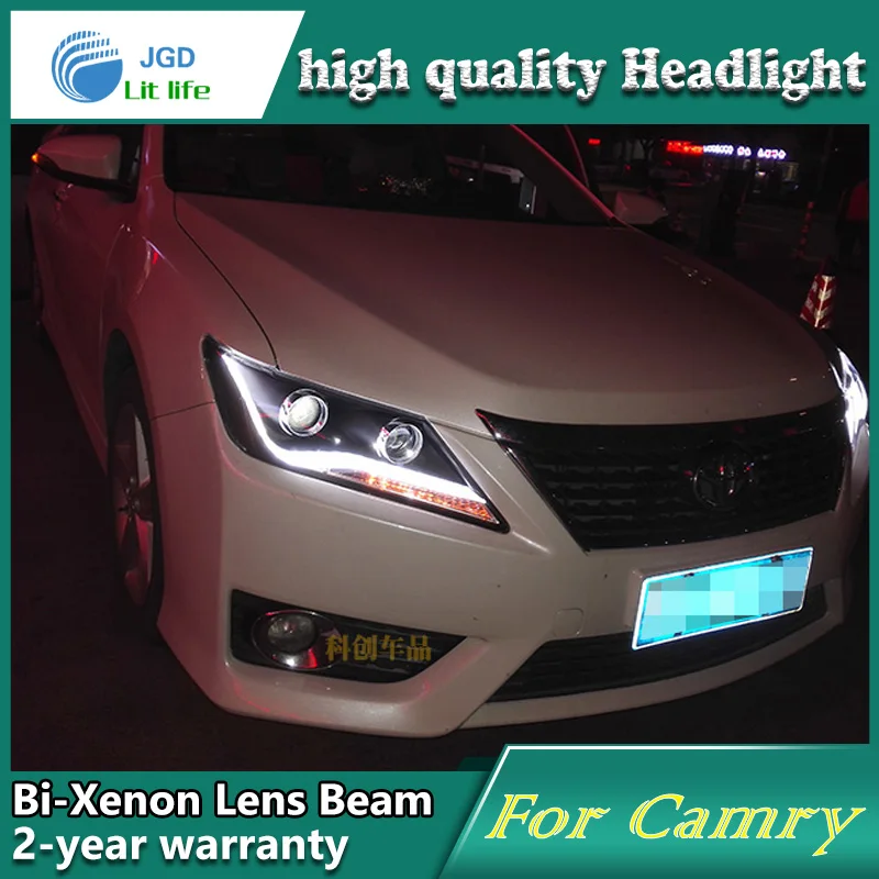 Автомобильный Стайлинг чехол для Toyota Camry 2012 светодиодный LED фасветильник s DRL