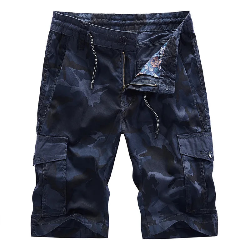 2020 новые летние повседневные мужские шорты рабочие камуфляжные Лоскутные