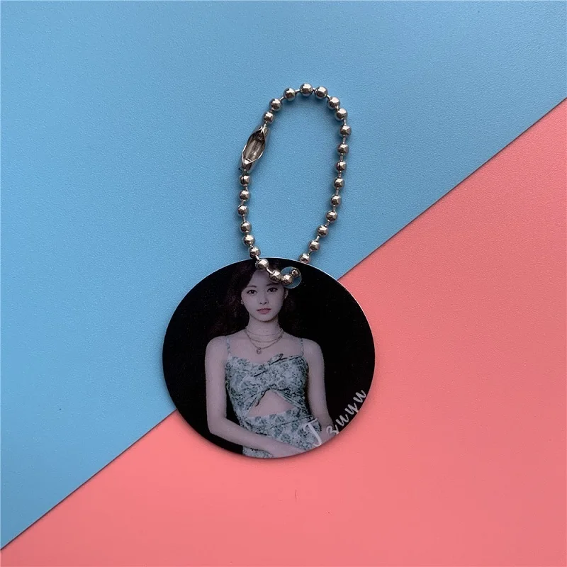 

KPOP TWICE Comeback Album MORE&MORE Peripheral Key Chain Pendant Bag Mobile Phone Key Chain MINA Selling
