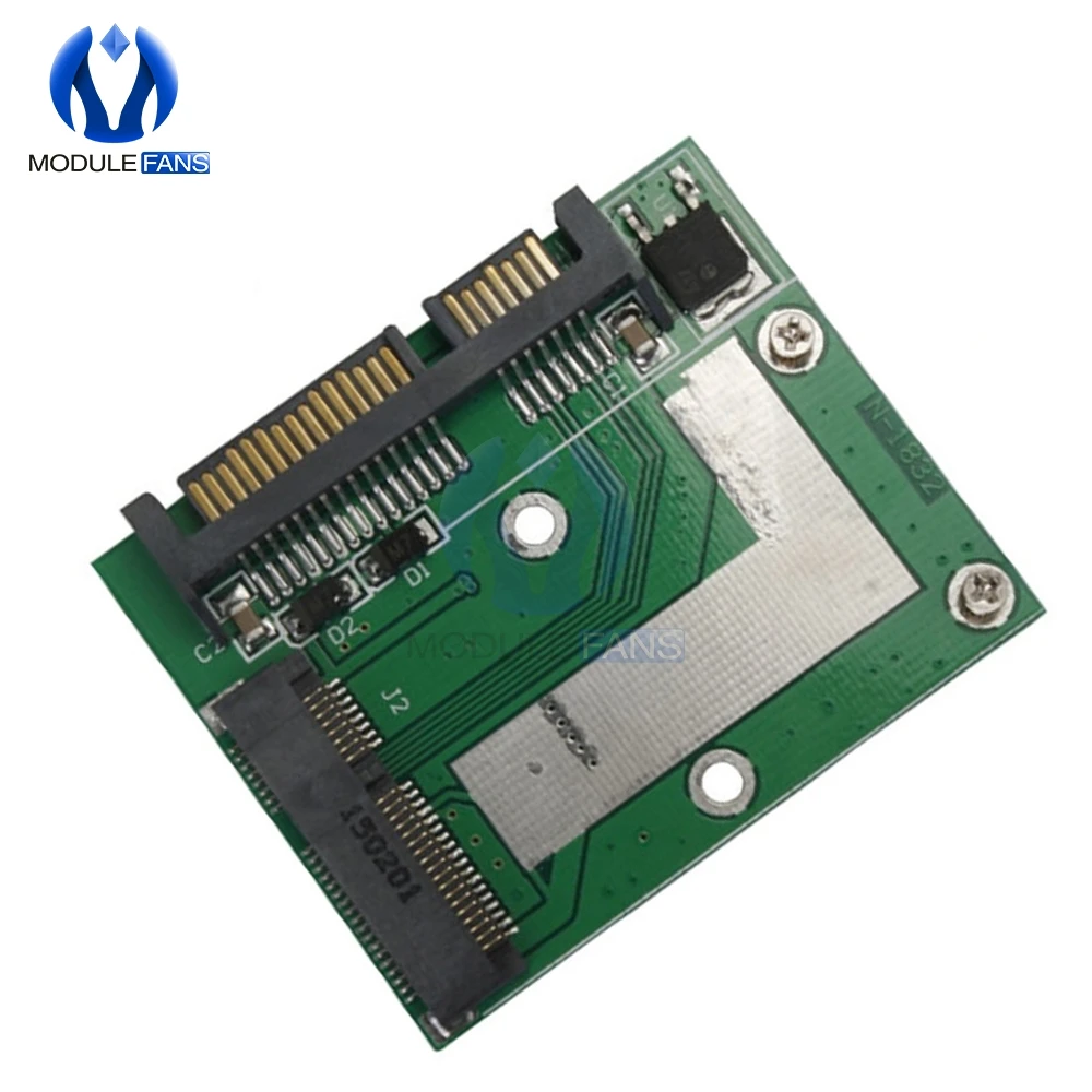 Универсальный стандартный mSATA Mini PCIE SSD на 2 5 дюйма SATA 6 0 Gps адаптер преобразователь