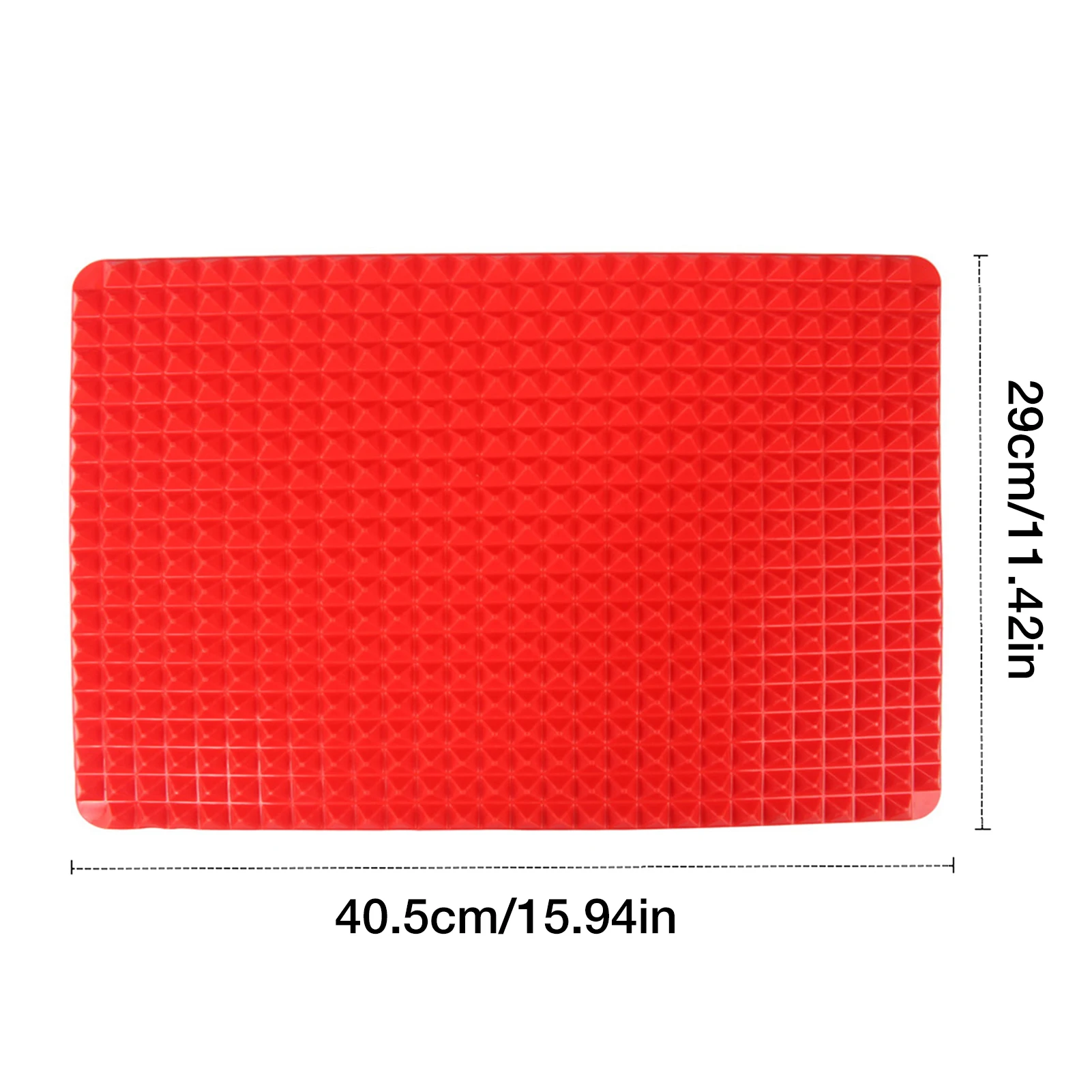Барбекю силиконовый коврик Пирамида алмаз сковорода тучное уменьшая скольжения
