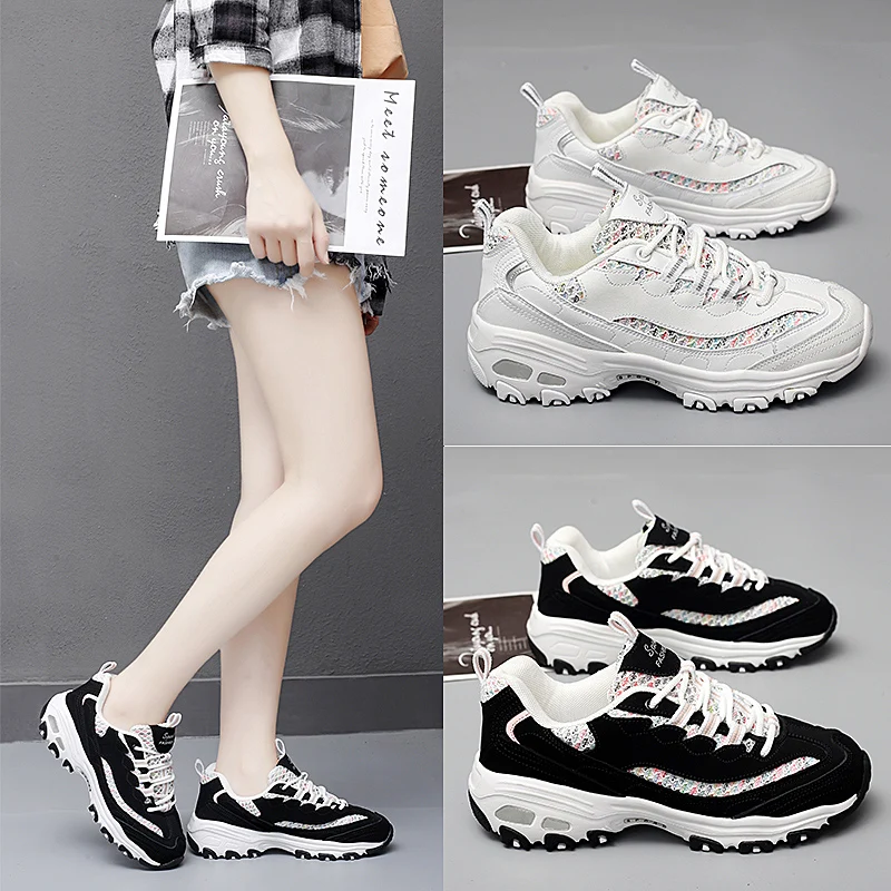 

Women Vulcanized Shoes New autumn Comfortable casual walking shoes Outdoor jogging sneakers Fashion wear-resistant sports shoes