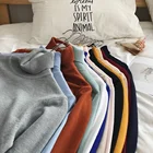 Осенние мужские тонкие трикотажные свитера, корейские модные облегающие однотонные свитера с ложным воротником, уличная одежда, кашемировые свитера, тренд 2021