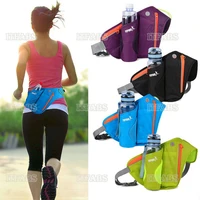2021 new 4 colors women men running belt bags jogging cycling waist pack sports runner bag water bottle holder