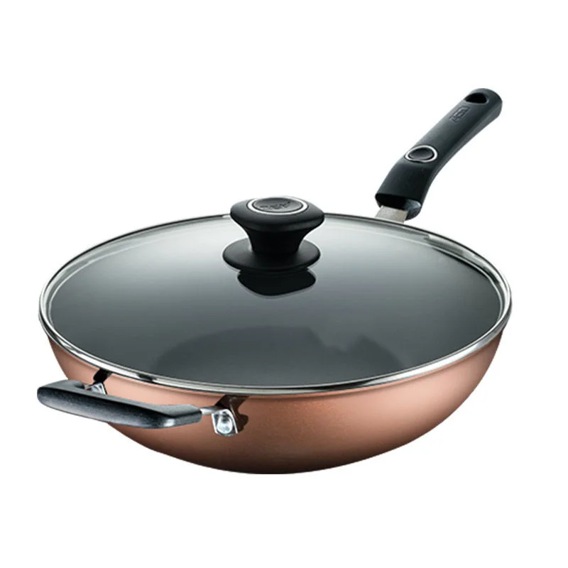 

Wok Non-stick Pan Thickened Pot with Gas Induction Cooker Wok Non-stick Pan Pots and Pans Set Non Stick Pan Frying Pan Cookware