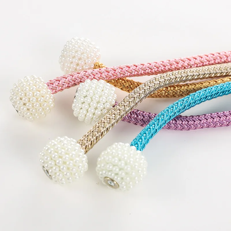 Жемчужный магнитный зажим для штор держатель занавесок подвешивания в форме