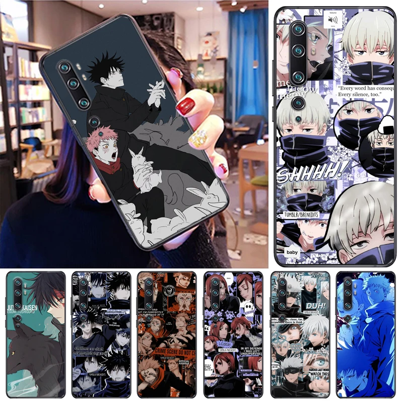 

Jujutsu Kaisen Yuji Itadori Satoru Gojo Fushiguro Megumi Sukuna Phone Case For Xiaomi CC9e CC9 Pro Coque Cases Funda Carcasa