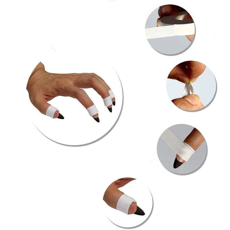 Хлопковая дышащая спортивная лента эластичная повязка на палец для массажа